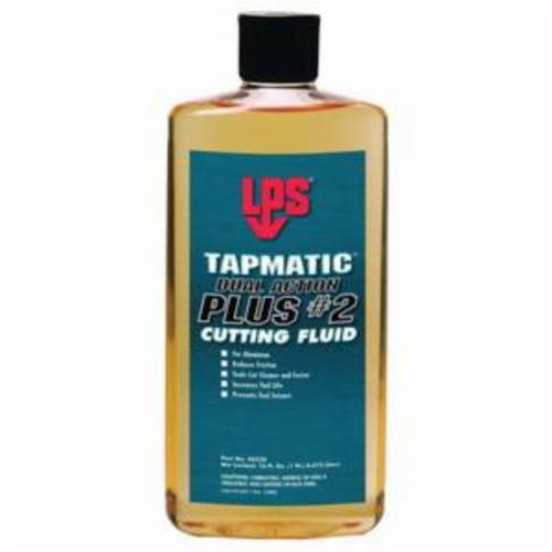 LPS Tapmatic 40220 Plus #2 Dual Action Cutting Fluid, 16 oz Can, Mild Fatty, Liquid, Medium Amber - Cutting and Grinding Fluids
